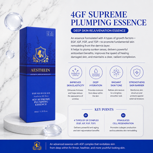 AESTHEIN 4GF Plumping Essence 40ml Remodelage Dermique EGF IGF FGF TGF Sérum Coréen Anti-Rides - Product Image 2