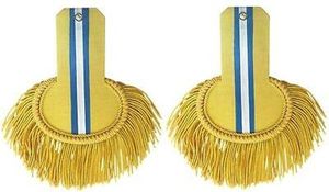 Epaulettes de hombro hechas a mano, accesorios para uniformes de marcha/tradicionales, epaulettes de hombro profesionales para uniformes de marcha. - Product Image 3