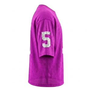 American Football Jersey Customize Colour Low MOQ Men Fan <b>Shirt</b> Made in Mesh Fabric 100% <b>Polyester</b> Over Size <b>Shirt</b> - Product Image 3