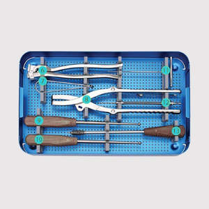 Ensemble d'instruments orthopédiques pelviens et acétabulaires pour la reconstruction de fractures, la fixation osseuse, la stabilisation, la réduction et la chirurgie - Product Image 3
