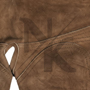 Nuevo delantal de cuero vacuno marrón para herrador con bolsillos y hebilla para uso ecuestre, duradero y personalizable. - Product Image 5
