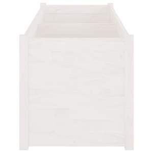 Fioriera da Giardino in Legno di Pino Bianco Massiccio 59,1 X 19,7 X 19,7 Pollici Vasi e Fioriere - Product Image 4