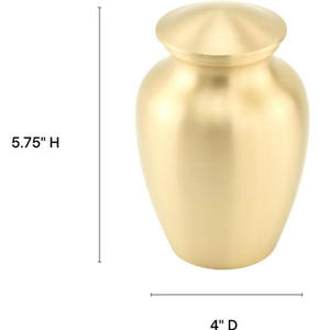 Top Quality Brass Cat and Dog Urns Funeral Pet Memorial Urns <b>for</b> Cat and Dog <b>Ashes</b> Wholesale Urns at Low Price - Product Image 2