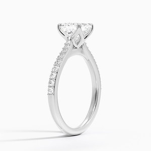 Anillo BOJ 064 con Corte Asscher, Plata 925, Anillo de Diamantes Elodie Cathedral, 2ct, Color D, VVS1, Moissanita, Certificado GRA, Precio Bajo, Gran Oferta - Product Image 2
