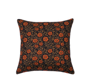 Funda de Almohada Hecha a Mano con Estampado de Bloques de Algodón, Cuadrada, con Diseño Floral Colorido, Estilo Vintage, con Volantes, para el Hogar o Hoteles - Product Image 4