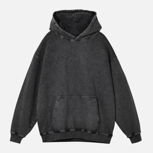 Sudadera con Capucha Personalizada de Diseño Gratuito, Bordada, Impermeable, de Poliéster/Algodón, Estilo Urbano, Sin Cordones, Lavado Ácido, Lavado a la Piedra, para Invierno - Product Image 6