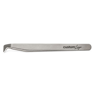 Pinzas Profesionales Pequeñas de Dos Puntas para Cejas, Acero Inoxidable, Punta Puntiaguda y Plana, Herramienta de Belleza de Precisión, Logotipo Personalizado OEM - Product Image 2