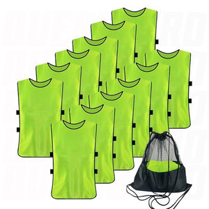 Maillots d'entraînement de football Pinnies pour adultes, en maille respirante, réversibles, numérotés, légers, pour les sports d'équipe - Product Image 2