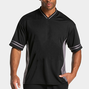 Camiseta deportiva ajustada para hombre, manga corta, para correr, gimnasio, malla elástica de poliéster, secado rápido, diseño personalizado con impresión. - Product Image 6