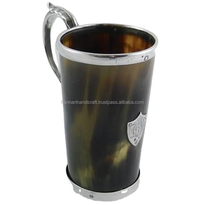 Jarra de Cuerno Hecha a Mano con Estilo Animal, Elegancia Rústica para Beber Cerveza, Café o Té, para Entusiastas de los Vikingos y la Edad Media - Product Image 5