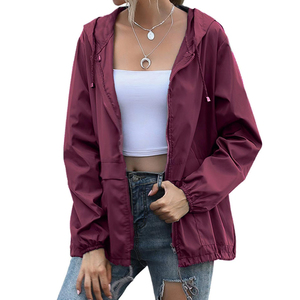 Veste coupe-vent pour femme entièrement personnalisée, couleur unie, fermeture éclair, dernier design, veste coupe-vent chaude pour l'hiver - Product Image 4