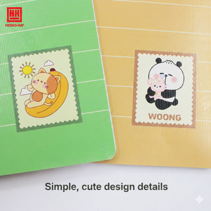 Hong Ha Study Tem Saddle Stitching Printed Promotional Composition Book 120 Pages 10 Books Lamination Printing <b>Paper</b> Cover Size - Product Image 3