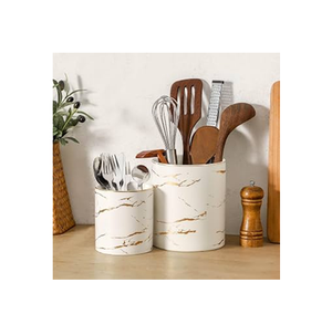Porte-ustensiles de cuisine de luxe en marbre pour la maison, l'hôtel et le restaurant - Product Image 1