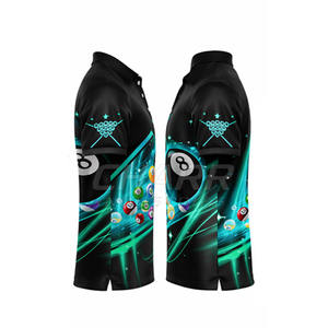 Chemise de billard professionnelle respirante et légère pour équipes de billard, grande taille, 100 % polyester, antibactérienne - Product Image 4
