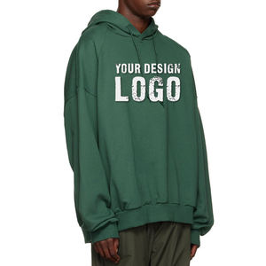 Sweat-shirt à capuche personnalisé pour homme en molleton de coton, coupe oversize, style streetwear, imprimé, fournisseur en gros - Product Image 2