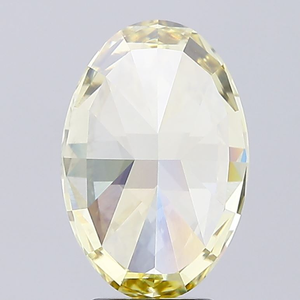 Diamant ovale jaune de 7 carats, coupe brillante, couleur fantaisie rare, diamant brut pour une œuvre maîtresse de haute joaillerie sur mesure - Product Image 3