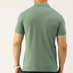 Polo classique pour homme en coton tricoté 100 %, infroissable, design personnalisé, confortable, doux, respirant, manches courtes, col classique - Product Image 3