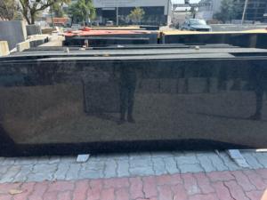Premium quality Indian natural Ash Black <b>Granite</b> modern polished for Airport, Railway Station, Hotel, Villa, Apartment, Office - Product Image 3