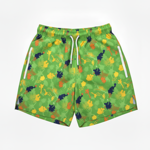 Shorts de bain pour hommes à taille élastique, impression par sublimation, polyester, pour surf et natation, été, prix bas, haute qualité - Product Image 1