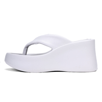 Damen Keilabsatz Flip-Flops Plateau EVA Hausschuhe Höhenerhöhende Rutschfeste Sommer Strand Pool Freizeit Outdoor