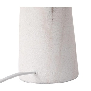 Luxury <b>Marble</b> <b>Table</b> Lamp With Sleek Tapered Silhouette Elegant Drum Shade And Sophisticated Modern Interior Appeal - Product Image 2