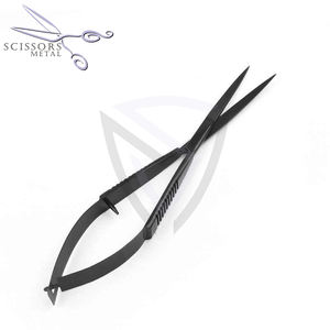 Ciseaux à ressort professionnels sur mesure en acier inoxydable de haute qualité, instruments de beauté pour les ongles, lame incurvée durable et tranchante - Product Image 2