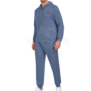 Chándal de Hombre Personalizado con Capucha, Estilo Pullover, 100% Algodón Felpa, Ropa Casual para Venta en Línea - Product Image 4