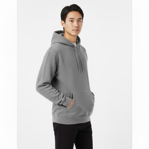 Mens Heavyweight Fleece <b>Pullover</b> Hoodie Custom Logo Oversized Hooded Sweatshirt Casual Plain Winter Apparel Streetwear <b>Jumper</b> - Product Image 4