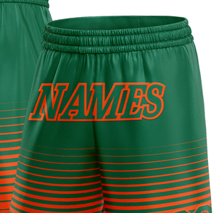 Wholesale Customized Sublimation Shorts 100% Polyester Sports Team Shorts <b>Custom</b> Club Shorts Training Shorts Personalized Print - Product Image 2