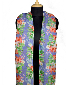 Trendy Cotton Linen Traditional Scarves & Shawls for Women Medium Length Stylish Adult Scarves - Product Image 3