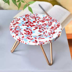 ที่วางเค้กทำจากไม้เรซิ่นแบบมีสไตล์สำหรับวางเค้กขนมหวานและสูตร - Product Image 5