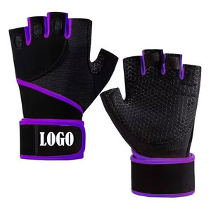 Leather Half Finger Gym <b>Gloves</b> for <b>Weight</b> Lifting Touchscreen Compatible & Lightweight-Unisex High Quality - Product Image 1