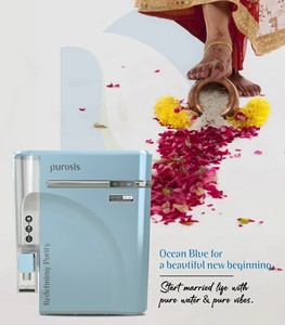 Purificador de agua PUROSIS OCEAN BLUE con sistema RO, zinc, cobre, alcalino, TDS, capacidad de almacenamiento de 9L, indicador LED, material de grado alimenticio. - Product Image 2