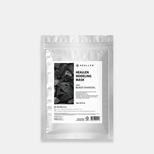 Masque facial en poudre de charbon noir HEALLEN 1 kg pour le soin du sébum et des impuretés, tous types de peau, format échantillon - Product Image 1