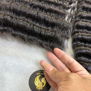 The Best Quality Weft Hair Bundles Deep Wave Vietnamese Human Hair wigs Unprocessed SUPER DOUBLE DRAWN by Cloudyhair supplier - Product Image 4