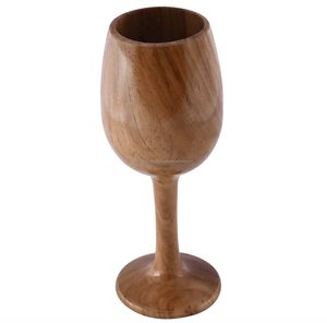 Verre et gobelets tendance Verre à boire en bois d'acacia pour la maison Hôtel Boisson pour jus Texture en bois naturel de l'Inde - Product Image 5