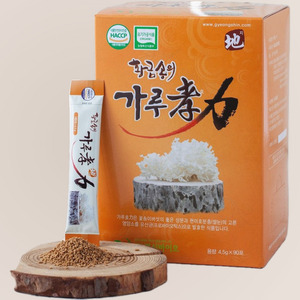 Complément alimentaire vitalité naturelle Gyeongshin Bio : Poudre enzymatique de champignon fermenté Sparassis Crispa coréen, Grade Ji, 4,5g x 90 bâtonnets - Product Image 4