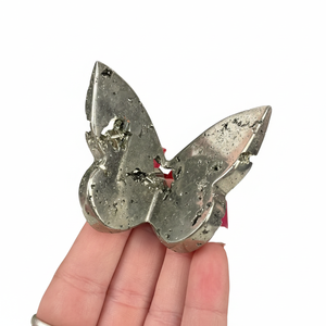 Mariposa de cristal de alta calidad con alas de pirita y piedra curativa, mariposa tallada en 3D y decoración para el hogar, mayorista - Product Image 6