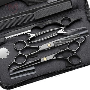 Juego de Tijeras de Peluquería Profesionales de Acero Inoxidable, Duraderas, de Alta Calidad, Personalizables, Herramienta de Salón para Belleza y Peluquería - Product Image 3