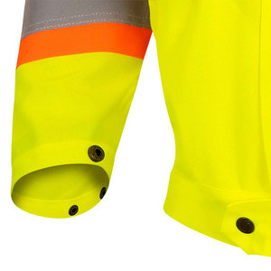 Chaleco de Seguridad de Alta Visibilidad, Poliéster, Corte Ajustado, Mangas Cortas, Cuello Redondo, Personalizable, Reflectante - Product Image 5