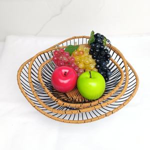 Elegant Modern <b>Iron</b> Metal Fruit Basket with Multipurpose Storage Bowl for Fruits Vegetables Snack & Decorative Home Organization - Product Image 5