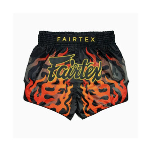 Pantalones Cortos de Muay Thai con Estampado, Pantalones de Kickboxing de Satén Premium, Unisex, para Entrenamiento de Artes Marciales, Corte Alto, Ropa Deportiva - Product Image 4
