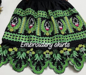 Faldas Bordadas de Moda para Mujer, Ropa de Fiesta, Servicio OEM, Falda Bordada Transpirable para Mujer - Product Image 2