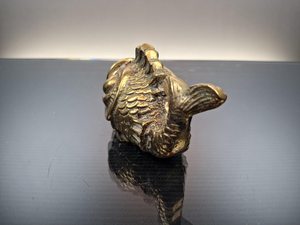 Unique brass <b>ashtray</b> Fish Shape Desktop <b>Ashtray</b> <b>Vintage</b> Design Home Decor Smoking Accessory - Product Image 3
