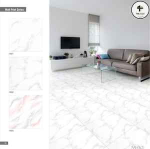 Carreaux de sol extérieurs en céramique 400x400mm, antibactériens, antidérapants, aspect brique, design moderne, pose adhésive, pour supermarchés et extérieur - Product Image 4