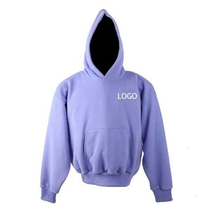 Sudadera con Capucha Extra Grande para Hombre, 100% Algodón, 330-430 g/m², Ecológica, Color Sólido, con Bolsillo Canguro y Doble Capa - Product Image 1