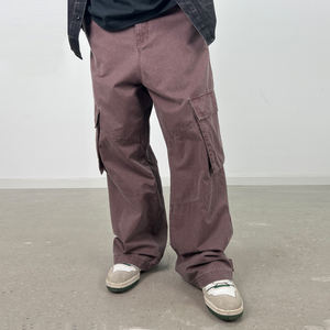 Pantalones cargo personalizados OEM para hombre, pantalones casuales con cintura elástica, pantalones deportivos tipo jogger con bolsillos, Haus Industries - Product Image 5