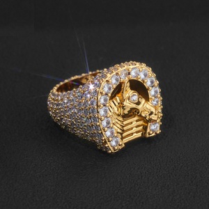 Bague Chevalière Tête de Cheval en Argent 925 avec Diamant Certifié de Laboratoire – Bague de Luxe Équestre pour Homme – Cadeau Audacieux et de Prestige pour Homme - Product Image 3