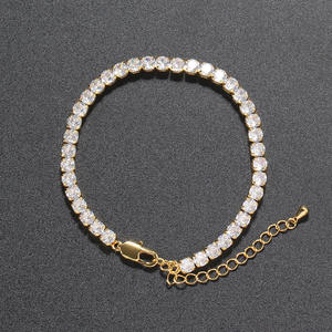 Luxury <b>Iced</b> <b>Out</b> Moissanite Diamond Bracelet Cuban <b>Chain</b> Hip Hop Jewelry for Concerts and Stage Performance Available for Sale - Product Image 5