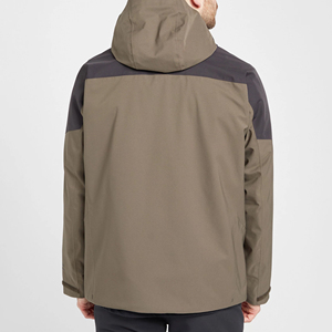 <b>Winter</b> <b>Waterproof</b> Canvas Hooded Thick Windbreaker Men's <b>Jacket</b> with Zipper and Print Custom Outdoor <b>Jacket</b> - Product Image 2